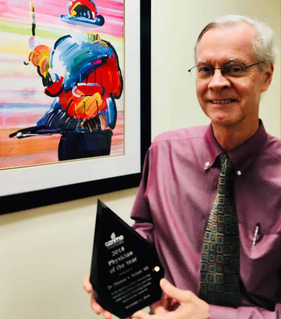 Dr. Thomas Kruzel, named 2018 PHYSICIAN OF THE YEAR! Rockwood Natural